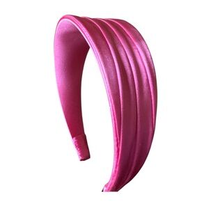 J.Crew Wide Pink Satin Headband